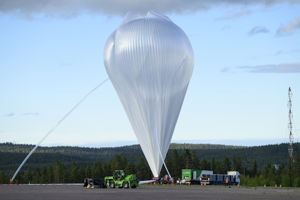 Transat 2024 ballong lyfter från Esrange
