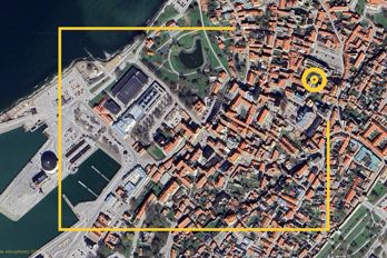 Almedalen 2026.jpg En kartbild över Visby