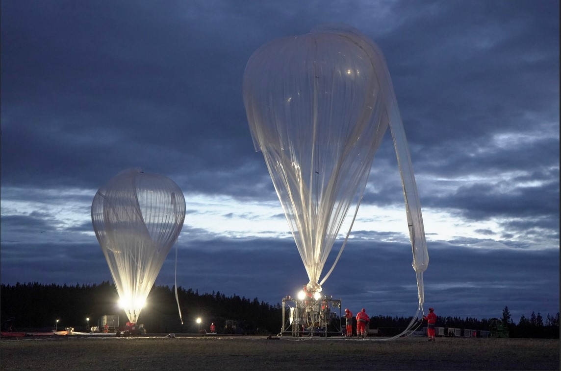 Le CNES français a opéré des vols en montgolfière depuis Esrange