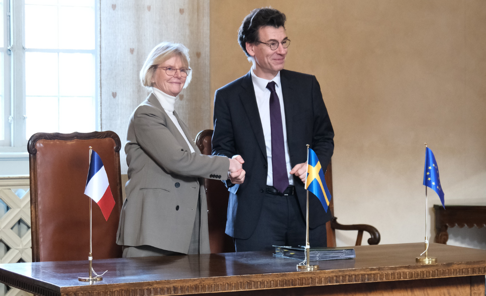 Sverige och Frankrike tecknar fördjupat rymdsamarbete
